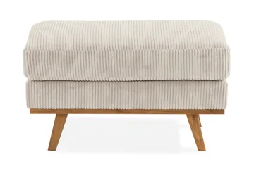 Copenhagen Fotskammel Cordfløyel - Beige - Møbler - Stoler - Krakk - Fotskammel