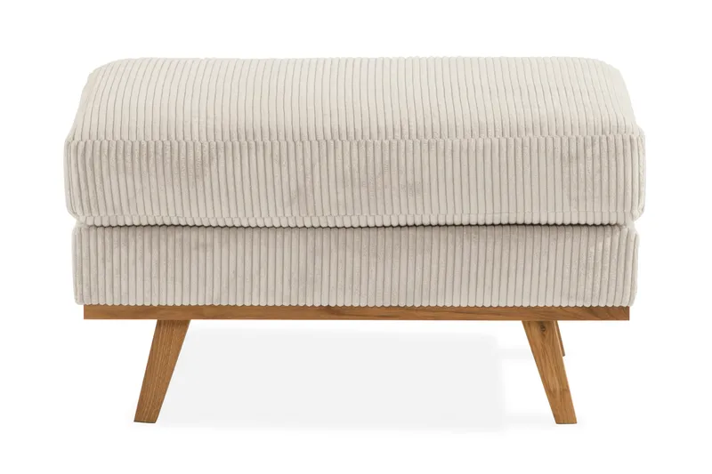 Copenhagen Fotskammel Cordfløyel - Beige - Møbler - Stoler - Krakk - Fotskammel