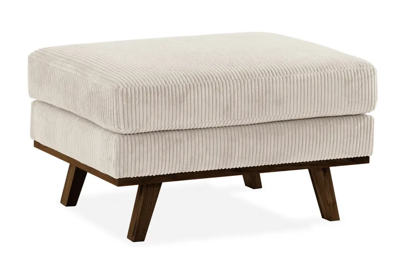 Copenhagen Fotskammel Cordfløyel, Beige