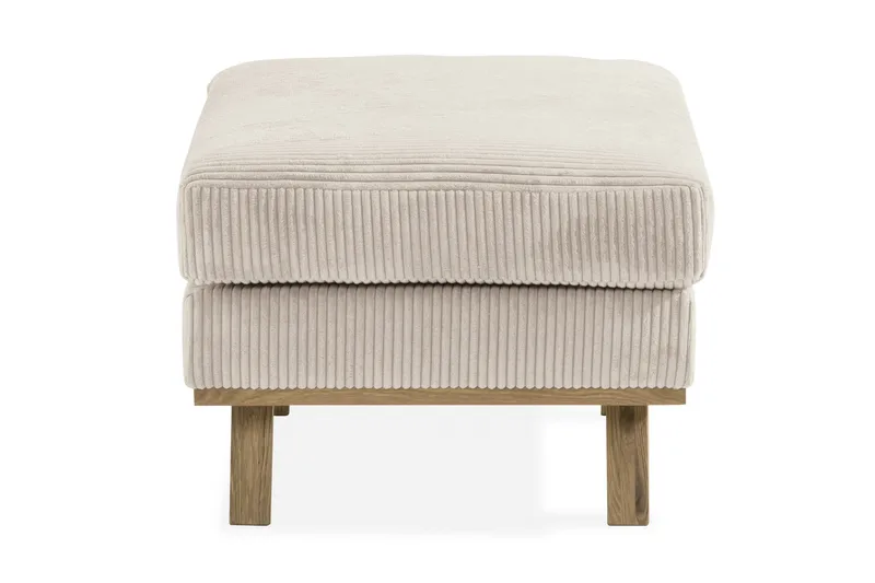 Copenhagen Fotskammel Cordfløyel - Beige - Møbler - Stoler - Krakk - Fotskammel
