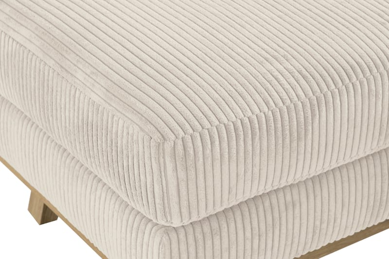 Copenhagen Fotskammel Cordfløyel - Beige - Møbler - Stoler - Krakk - Fotskammel