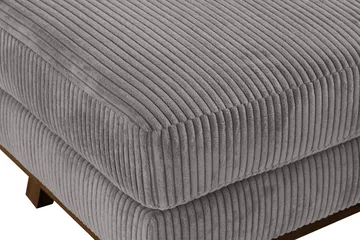 Copenhagen Fotskammel Cordfløyel - Grå - Møbler - Stoler - Krakk - Fotskammel