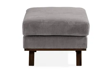 Copenhagen Fotskammel Cordfløyel - Grå - Møbler - Stoler - Krakk - Fotskammel