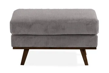 Copenhagen Fotskammel Cordfløyel - Grå - Møbler - Stoler - Krakk - Fotskammel