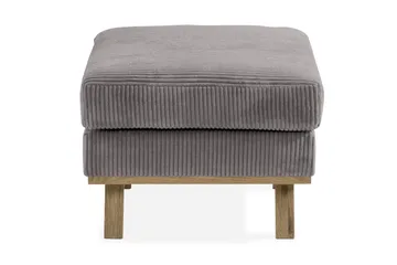 Copenhagen Fotskammel Cordfløyel - Grå - Møbler - Stoler - Krakk - Fotskammel