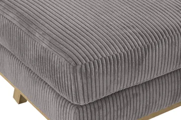 Copenhagen Fotskammel Cordfløyel - Grå - Møbler - Stoler - Krakk - Fotskammel