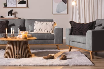 Copenhagen Fotskammel Cordfløyel - Grå - Møbler - Stoler - Krakk - Fotskammel