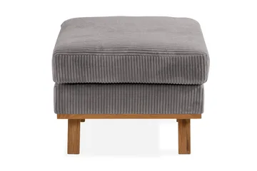 Copenhagen Fotskammel Cordfløyel - Grå - Møbler - Stoler - Krakk - Fotskammel
