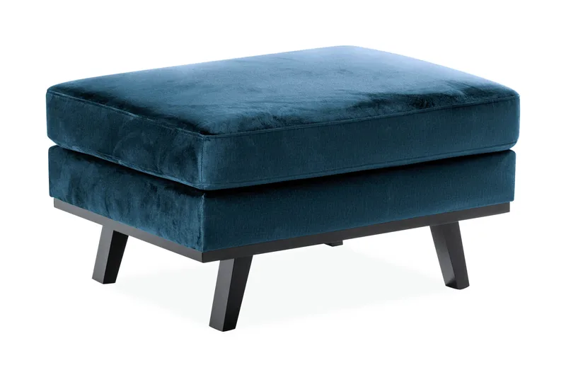 Copenhagen Fotskammel Fløyel, Blå