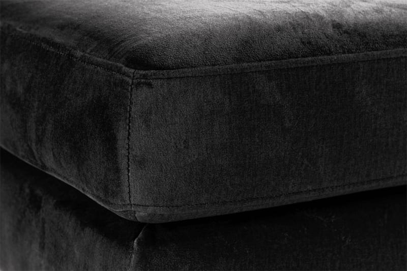 Copenhagen Fotskammel Fløyel - Grå - Møbler - Stoler - Krakk - Fotskammel