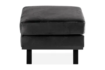 Copenhagen Fotskammel Fløyel - Grå - Møbler - Stoler - Krakk - Fotskammel