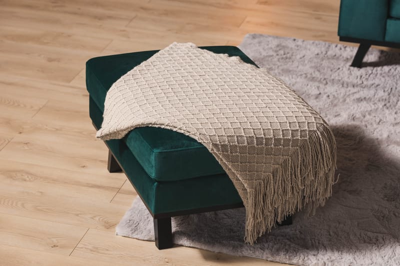 Copenhagen Fotskammel Fløyel - Grønn - Møbler - Stoler - Krakk - Fotskammel