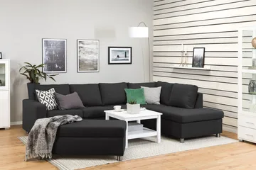 Crazy Fotskammel med Oppbevaring 120x50 - Antrasitt - Møbler - Stoler - Krakk - Fotskammel