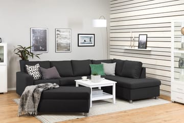 Crazy Fotskammel med Oppbevaring 120x50 - Antrasitt - Møbler - Stoler - Krakk - Fotskammel