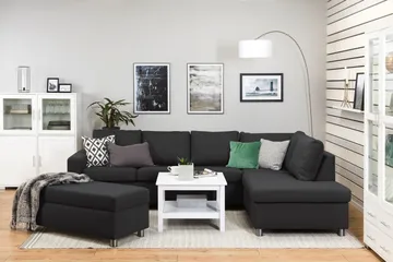 Crazy Fotskammel med Oppbevaring 120x50 - Antrasitt - Møbler - Stoler - Krakk - Fotskammel