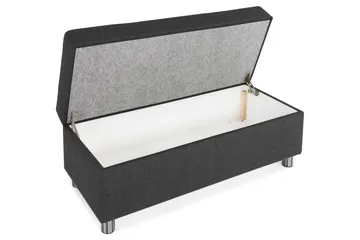 Crazy Fotskammel med Oppbevaring 120x50 - Antrasitt - Møbler - Stoler - Krakk - Fotskammel