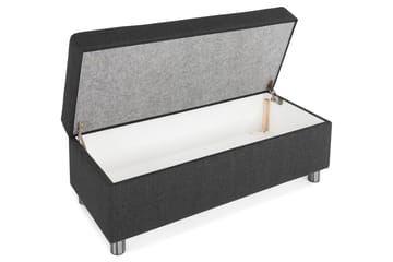 Crazy Fotskammel med Oppbevaring 120x50 - Antrasitt - Møbler - Stoler - Krakk - Fotskammel