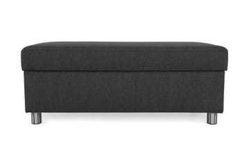 Crazy Fotskammel med Oppbevaring 120x50 - Antrasitt - Møbler - Stoler - Krakk - Fotskammel