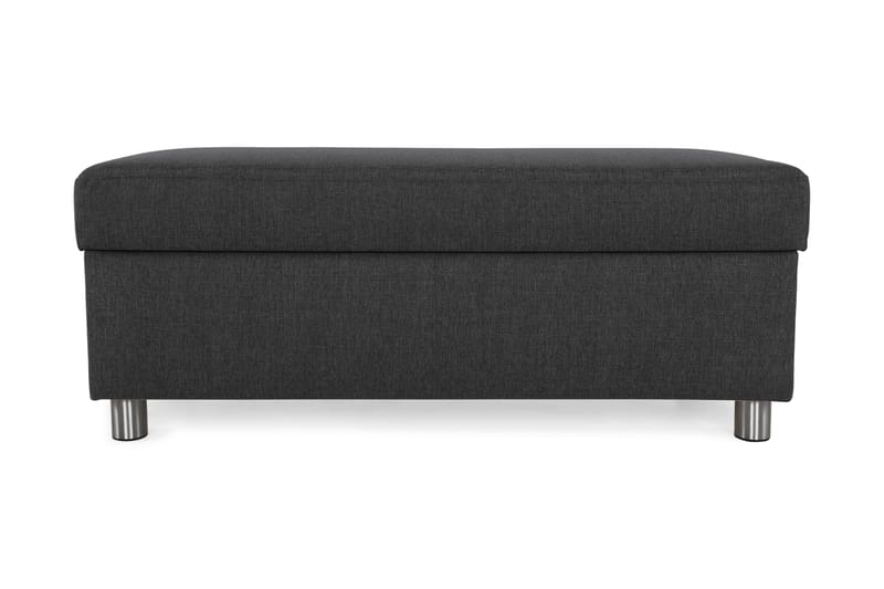Crazy Fotskammel med Oppbevaring 120x50 - Antrasitt - Møbler - Stoler - Krakk - Fotskammel