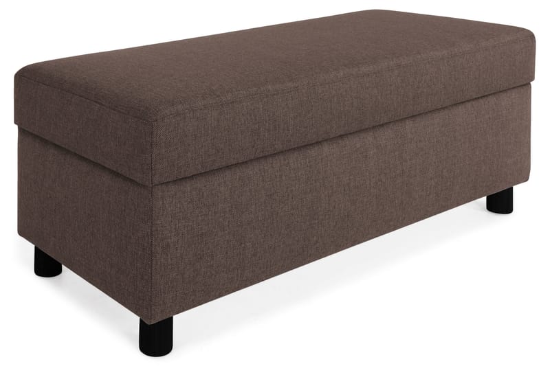 Crazy Fotskammel med Oppbevaring 120x50, Brun