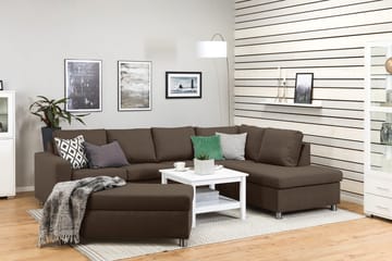 Crazy Fotskammel med Oppbevaring 120x50 - Brun - Møbler - Stoler - Krakk - Fotskammel