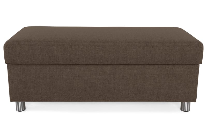 Crazy Fotskammel med Oppbevaring 120x50 - Brun - Møbler - Stoler - Krakk - Fotskammel
