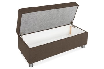 Crazy Fotskammel med Oppbevaring 120x50 - Brun - Møbler - Stoler - Krakk - Fotskammel