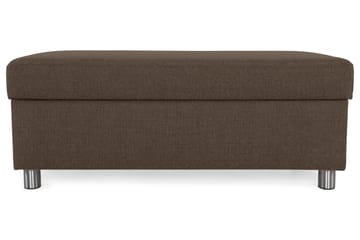 Crazy Fotskammel med Oppbevaring 120x50 - Brun - Møbler - Stoler - Krakk - Fotskammel