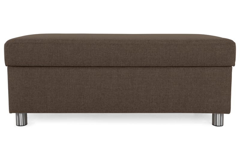 Crazy Fotskammel med Oppbevaring 120x50 - Brun - Møbler - Stoler - Krakk - Fotskammel