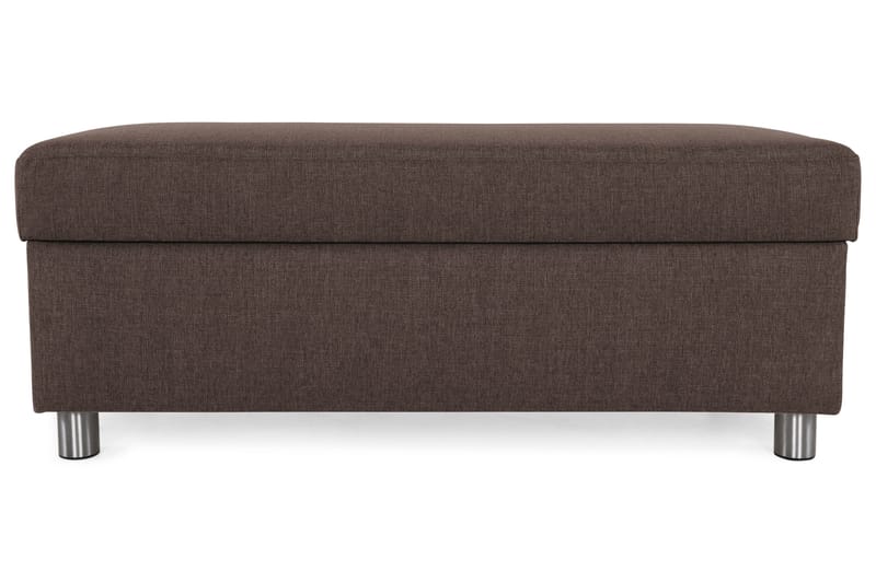 Crazy Fotskammel med Oppbevaring 120x50 - Brun - Møbler - Stoler - Krakk - Fotskammel