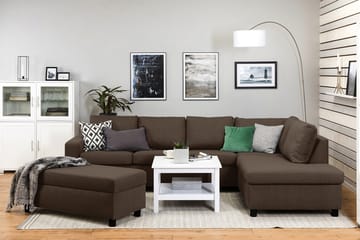 Crazy Fotskammel med Oppbevaring 120x50 - Brun - Møbler - Stoler - Krakk - Fotskammel