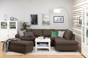 Crazy Fotskammel med Oppbevaring 120x50 - Brun - Møbler - Stoler - Krakk - Fotskammel