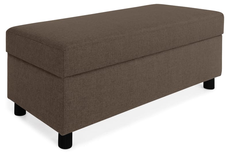 Crazy Fotskammel med Oppbevaring 120x50 - Brun - Møbler - Stoler - Krakk - Fotskammel