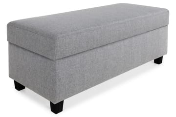 Crazy Fotskammel med Oppbevaring 120x50 - Lysegrå - Møbler - Stoler - Krakk - Fotskammel