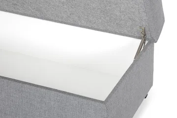 Crazy Fotskammel med Oppbevaring 120x50 - Lysegrå - Møbler - Stoler - Krakk - Fotskammel