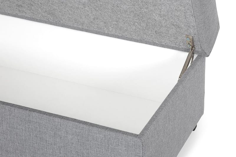 Crazy Fotskammel med Oppbevaring 120x50 - Lysegrå - Møbler - Stoler - Krakk - Fotskammel