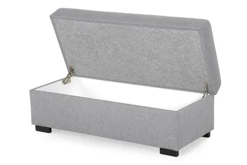 Crazy Fotskammel med Oppbevaring 120x50 - Lysegrå - Møbler - Stoler - Krakk - Fotskammel