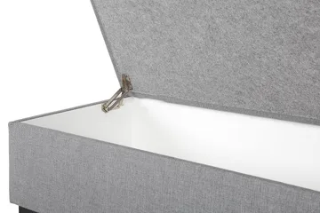 Crazy Fotskammel med Oppbevaring 120x50 - Lysegrå - Møbler - Stoler - Krakk - Fotskammel