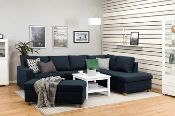 Crazy Fotskammel med Oppbevaring 120x50 - Mørkeblå - Møbler - Stoler - Krakk - Fotskammel