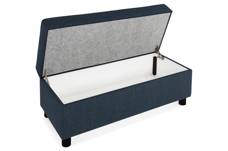 Crazy Fotskammel med Oppbevaring 120x50 - Mørkeblå - Møbler - Stoler - Krakk - Fotskammel