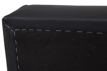 Crazy Fotskammel med Oppbevaring 120x50 - Svart Kunstlær - Møbler - Stoler - Krakk - Fotskammel