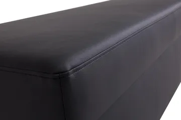 Crazy Fotskammel med Oppbevaring 120x50 - Svart Kunstlær - Møbler - Stoler - Krakk - Fotskammel