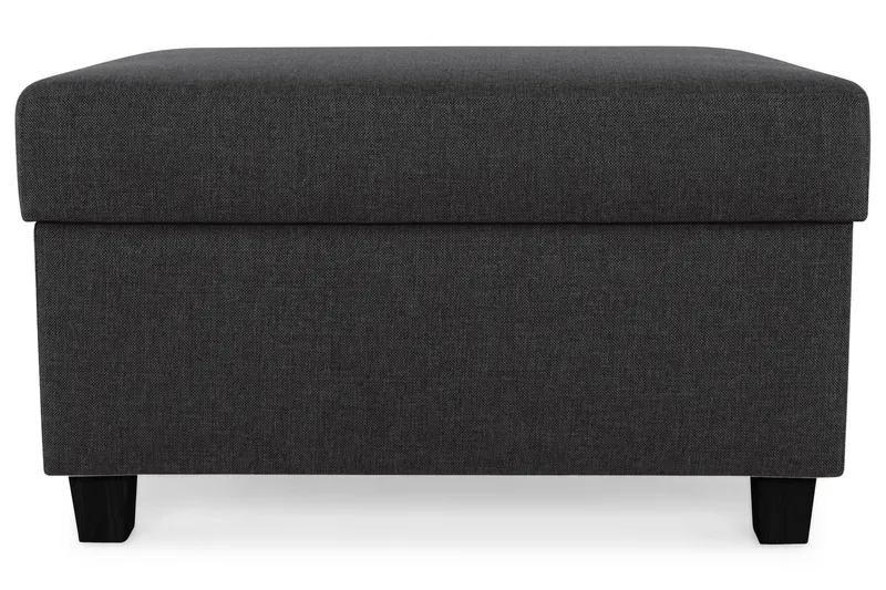 Crazy Fotskammel med Oppbevaring 80x65 - Antrasitt - Møbler - Stoler - Krakk - Fotskammel