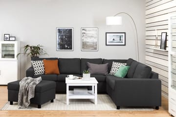 Crazy Fotskammel med Oppbevaring 80x65 - Antrasitt - Møbler - Stoler - Krakk - Fotskammel