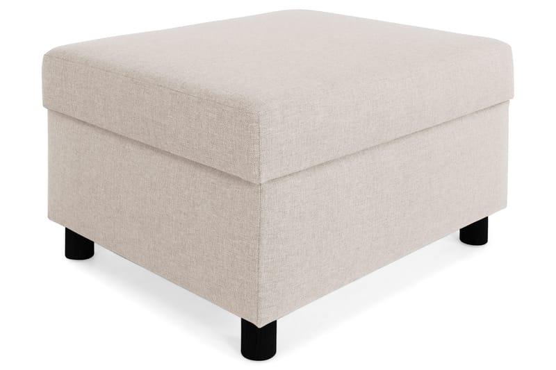 Crazy Fotskammel med Oppbevaring 80x65, Beige