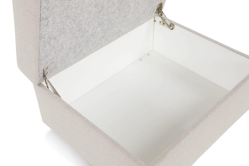 Crazy Fotskammel med Oppbevaring 80x65 - Beige - Møbler - Stoler - Krakk - Fotskammel