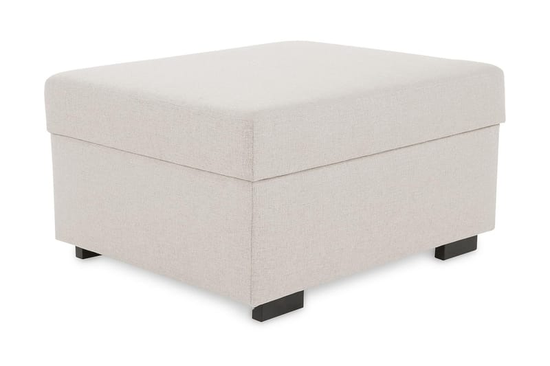 Crazy Fotskammel med Oppbevaring 80x65 - Beige - Møbler - Stoler - Krakk - Fotskammel