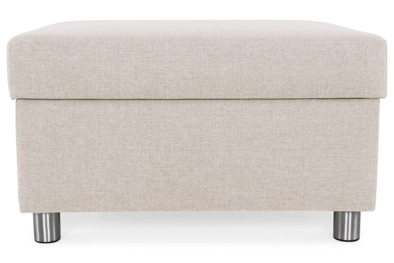 Crazy Fotskammel med Oppbevaring 80x65 - Beige - Møbler - Stoler - Krakk - Fotskammel