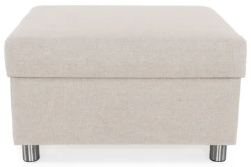 Crazy Fotskammel med Oppbevaring 80x65 - Beige - Møbler - Stoler - Krakk - Fotskammel