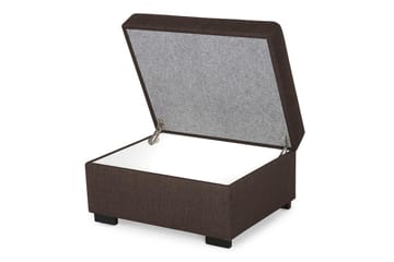 Crazy Fotskammel med Oppbevaring 80x65 - Brun - Møbler - Stoler - Krakk - Fotskammel